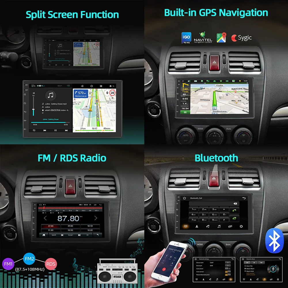 LeeKooLuu Car radio 2 din Android Multimedia Player 7\