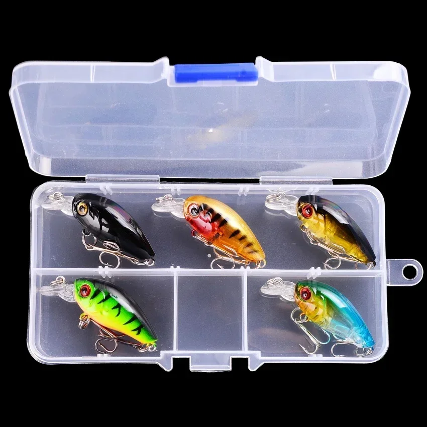 4.5CM 3.5G Crankbaits Set Mixed Colors Fishing Lures Minnow Baits Wobbler Bass Swimbait Sea Swim Trout Tackle Hard Goods