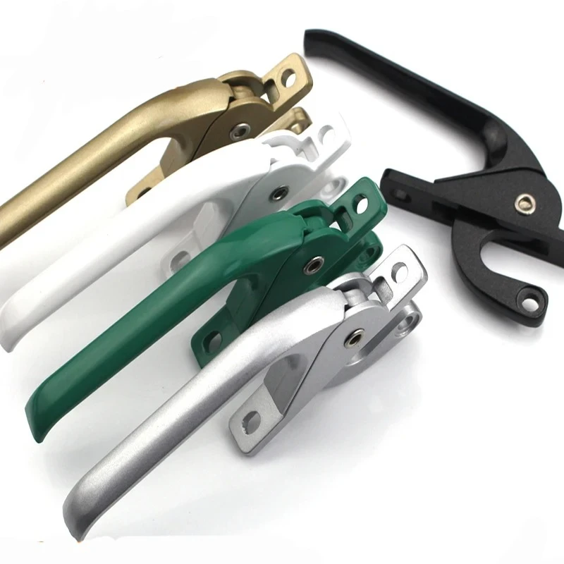 

Window Handle Pull Sliding Lock Catch Aluminum Alloy Plastic Steel Up Down Linkage Old Style​
