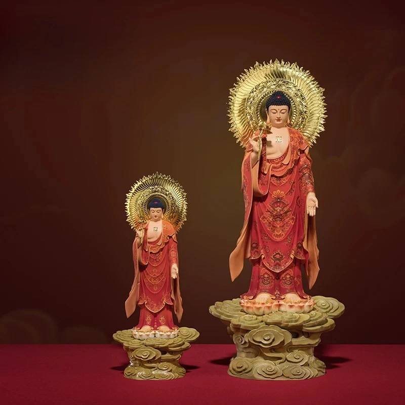 Household offering, Buddhist hall bronze Buddha statue ornament