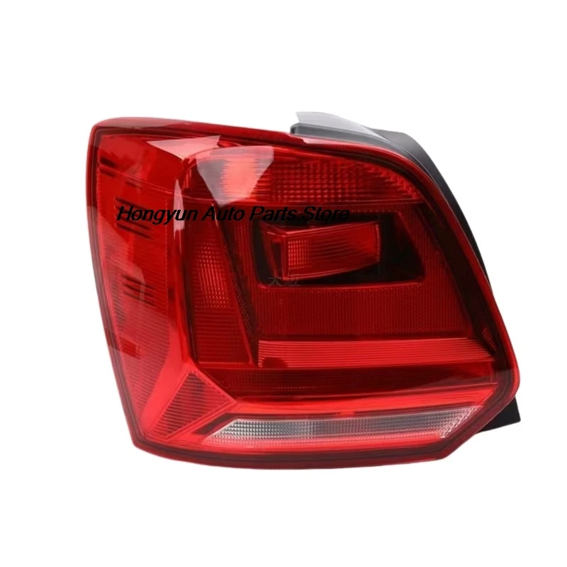 For Volkswagen VW Polo 2014-2018  Rear Tail Light Warning Bumper Lamp Sport Edition   Lamp Housing Without Bulbs Car Accessories