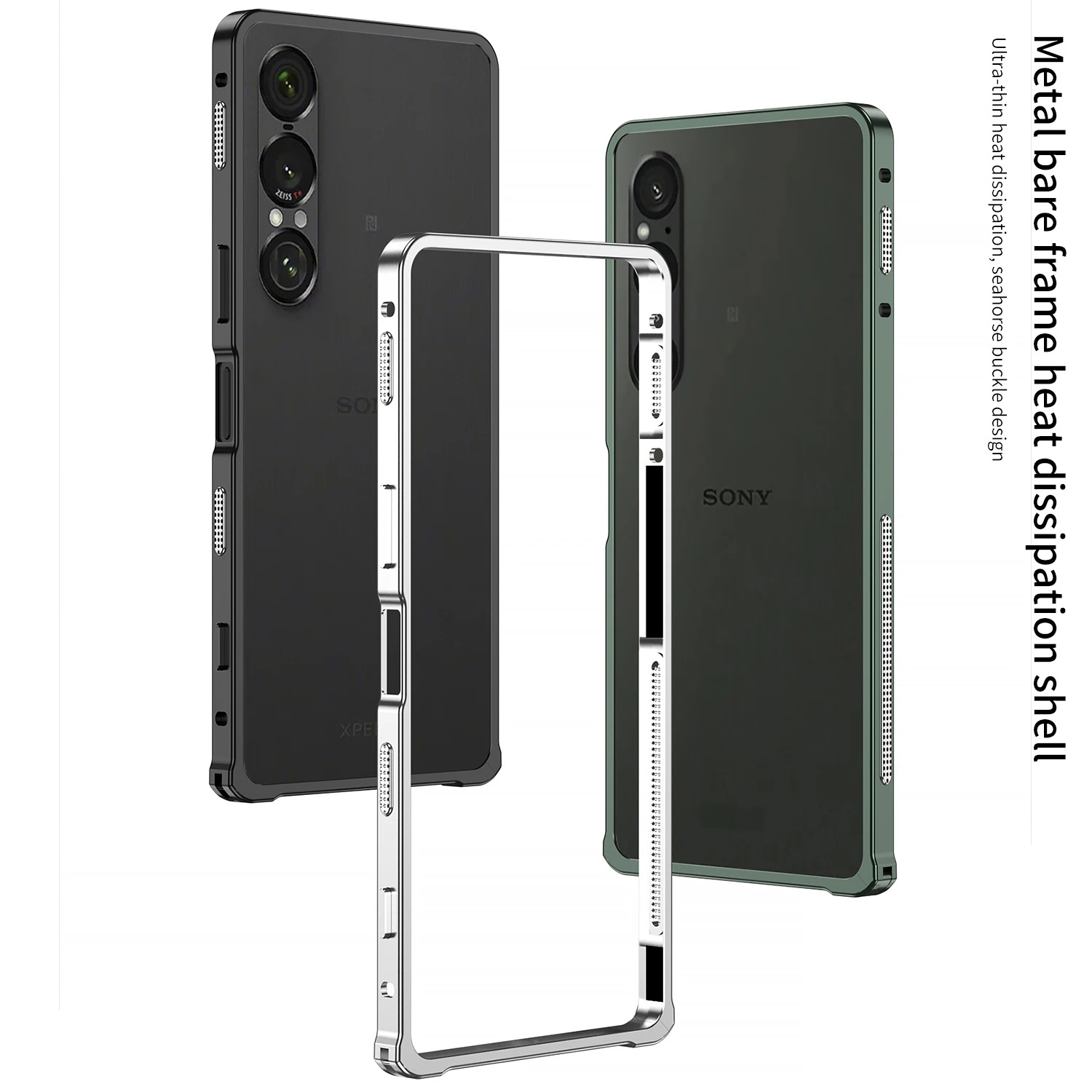 

Роскошный легкий алюминиевый металлический каркас для Sony Xperia 1 VII Xperia 1 VI, чехол-бампер, защитные аксессуары из сплава