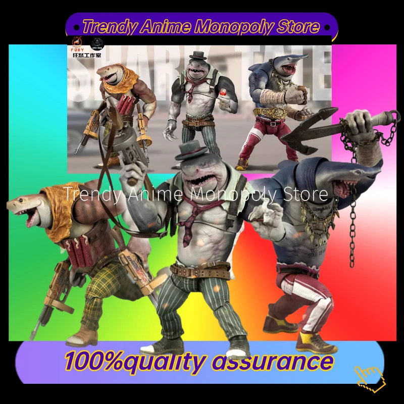 

Original box, in stock. FURY TOYS. The Rage Studio. 1/12 scale. Abyssal Power. Shark. White Shark. Tiger Shark. Scale model.