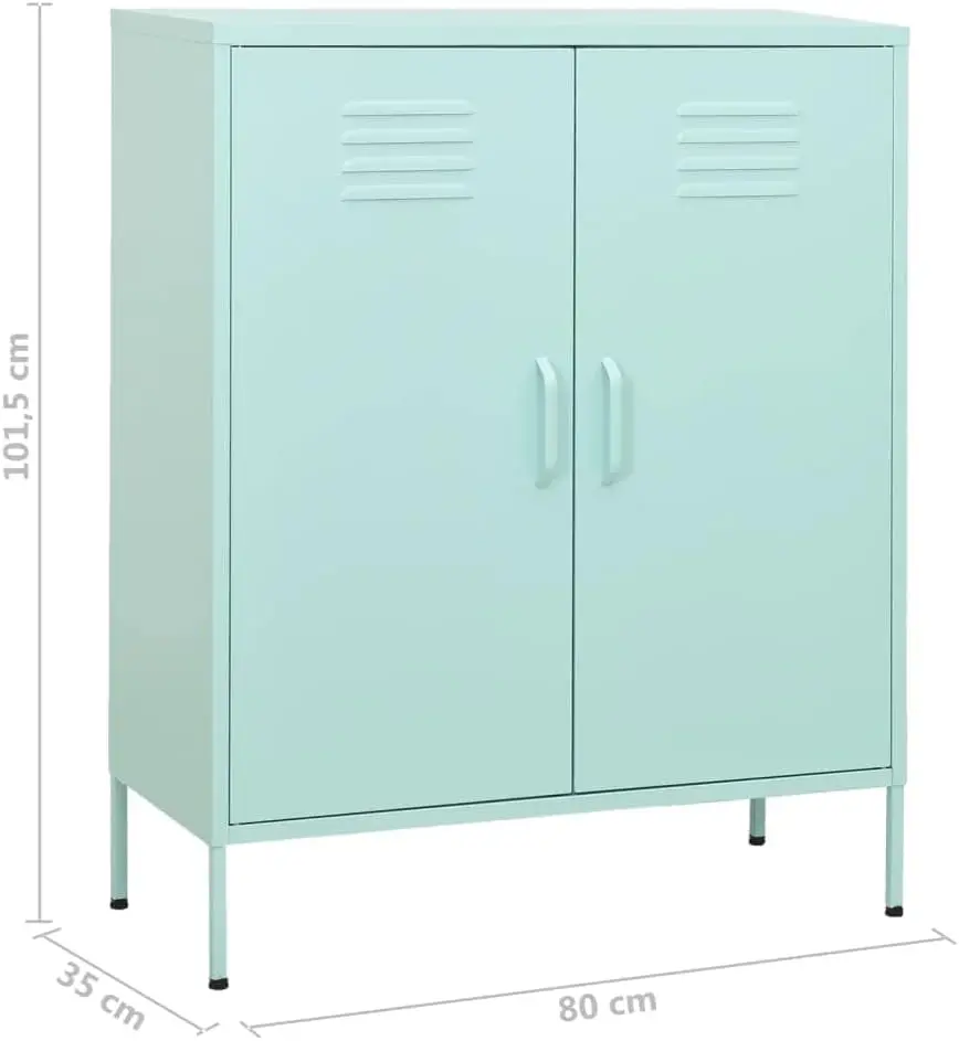 Metal Locker For Office File Cabinet Storage Cabinet Mint 31.5