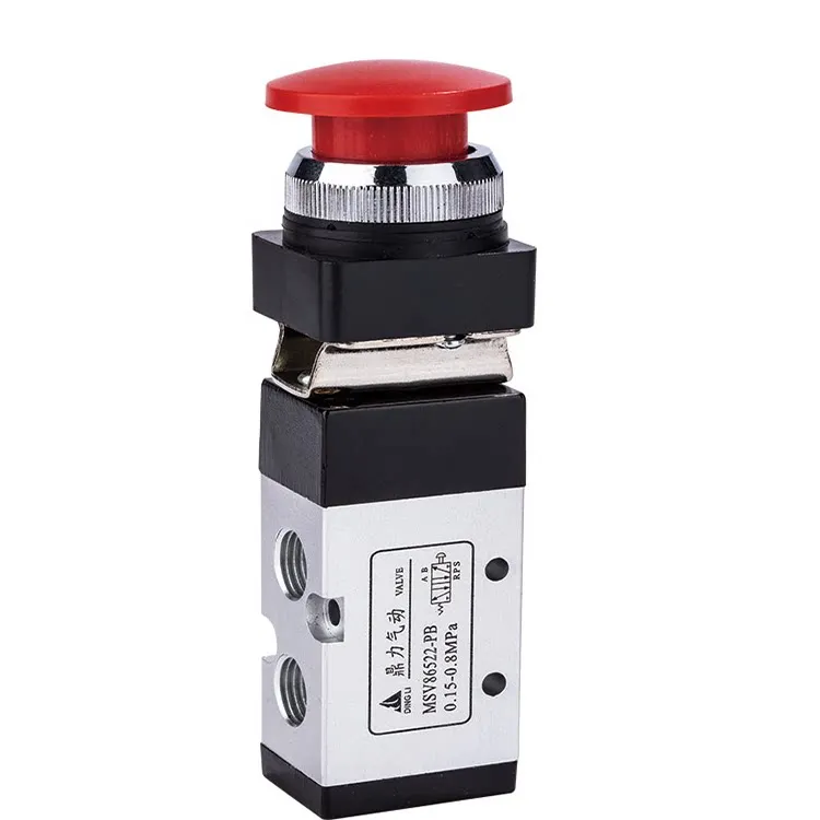 

Pneumatic MSV series mechanical valve MSV86522R MSV98322 mechanical valve, lever knob button