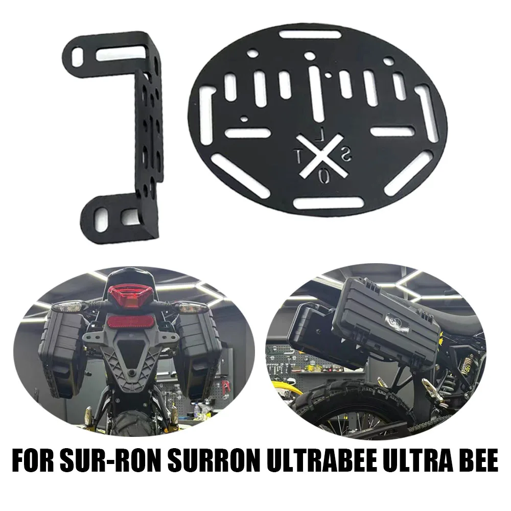 Motorcycle One Pair Side Luggage Rack Support Saddle Bags Mounting Brackets For Sur-Ron Surron Ultrabee Ultra Bee