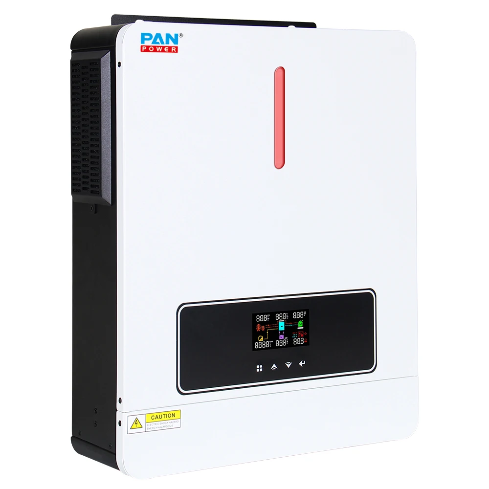 New arrival on/off grid mppt inverters 48v 6kw 6.2kw on off grid pure sine wave hybrid inverter