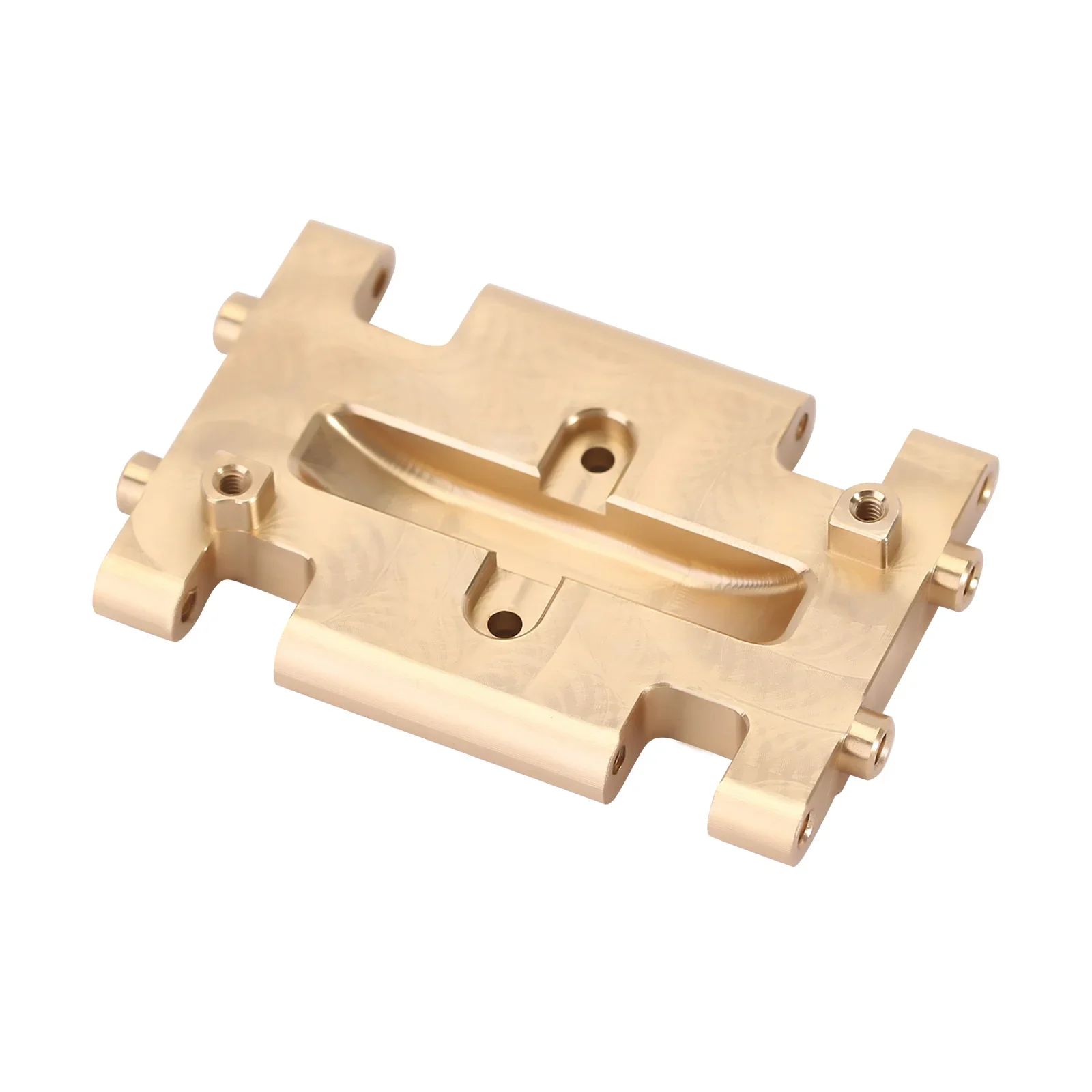 INJORA 21g laiton plaque de protection Transmission Mount pour 1/24 RC inoler AX24 XC-1 mise à niveau