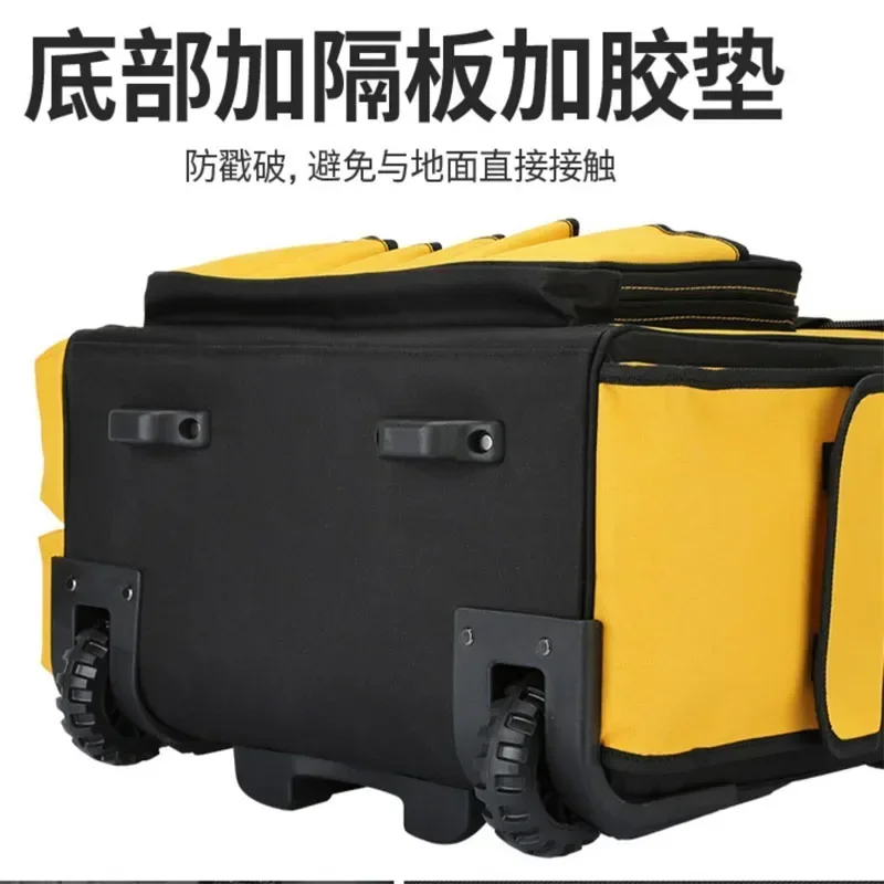 Hot Sale Trolley Wheel Toolbox Multifunction Roller Type Tool Trolley Case Large Capacity Thickening Wear-resistant Trolley Bag