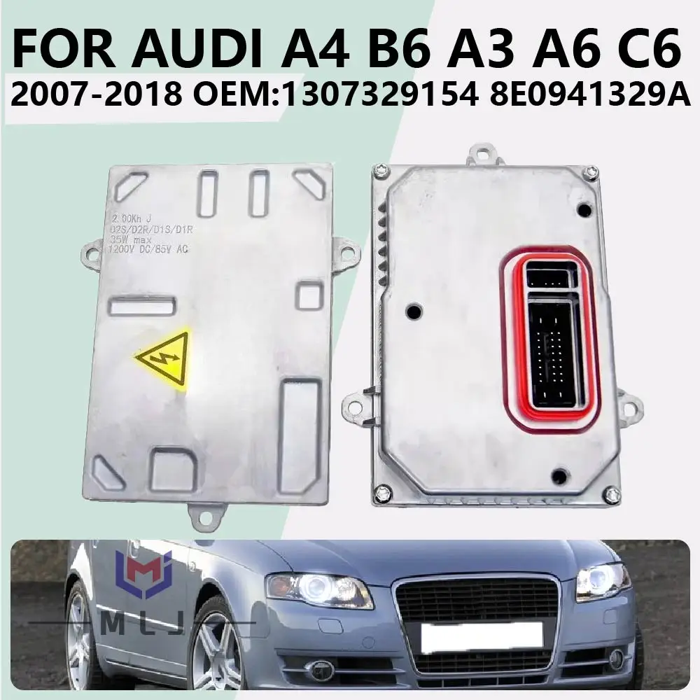 Módulo de Controle de Reator Xenon HID 1307329154 8E0941329A D1S D1R D2S D2R Compatível com Peças de Reposição para Faróis Audi A4 B6 A3 A6 C6