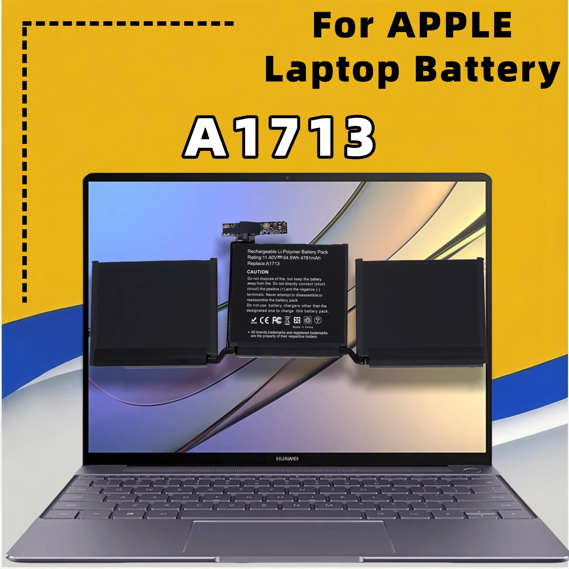 

FRLESUI Battery A1713 Laptop Battery For Apple MacBook Pro 13" A1708 2016 2017 EMC 2978 3164 020-00946 MLL42LL Free Tool