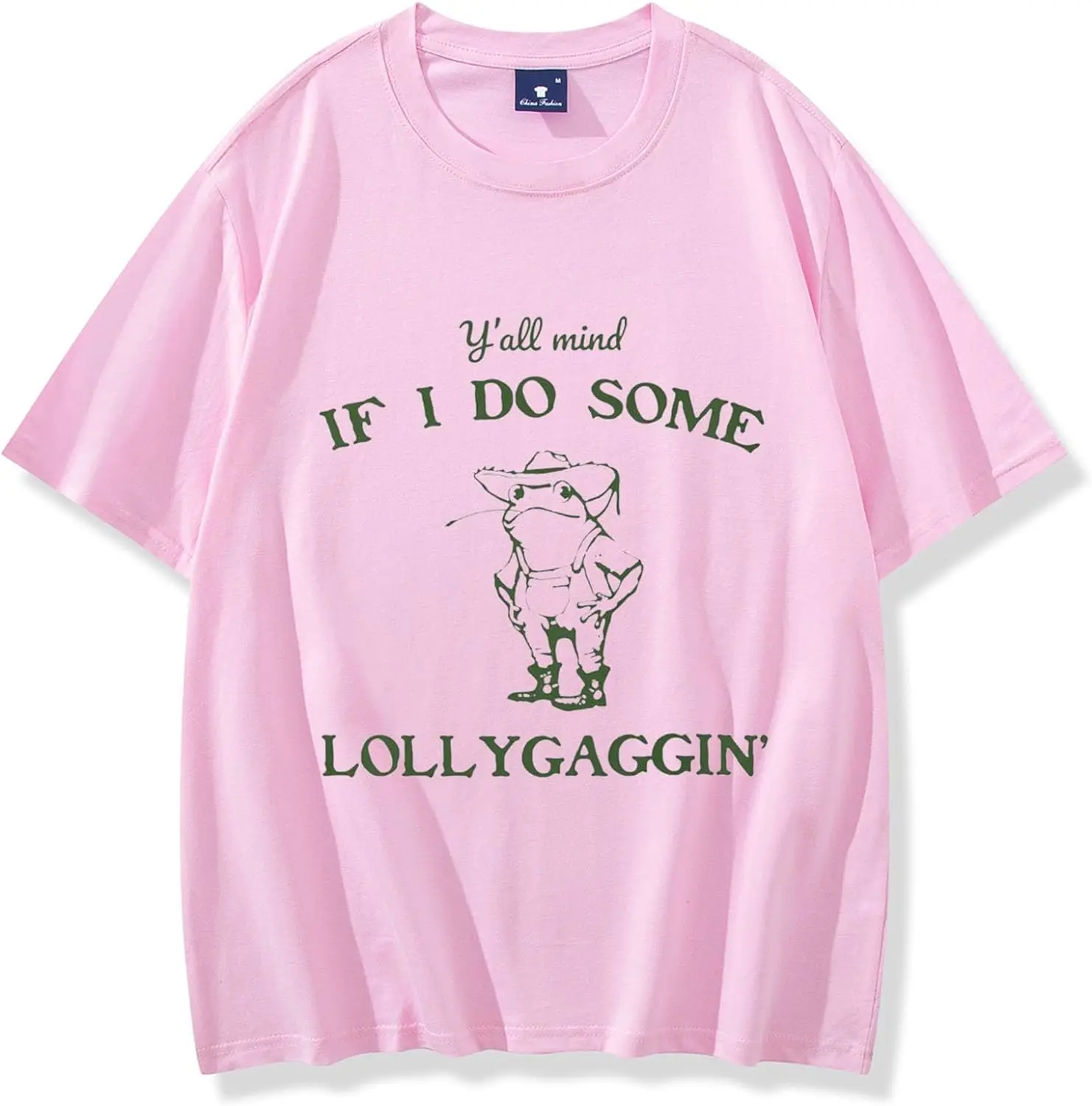 Y'all Mind If I Do Some Lollygagging Shirt, Funny Cowboy Frog T-Shirt