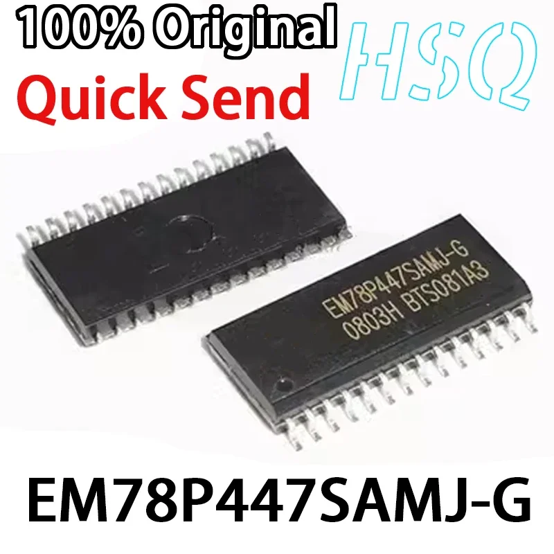 1PCS EM78P447SAMJ-G EM78P447 Microcontroller Packaging SOP-28 MCU