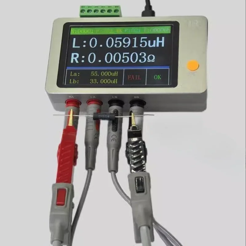 DRL2411 inductance tester based on LC natural resonance principle