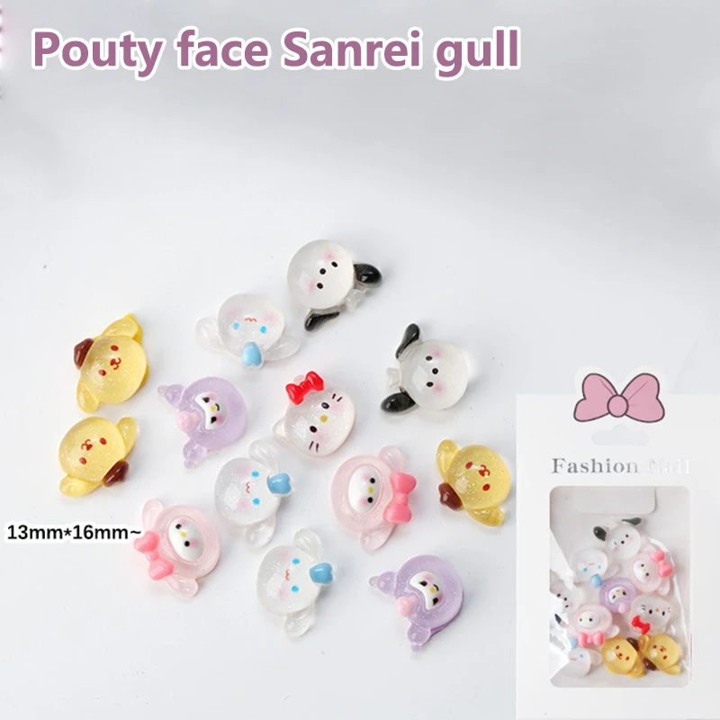 

10 шт., разнообразные 3D украшения для ногтей