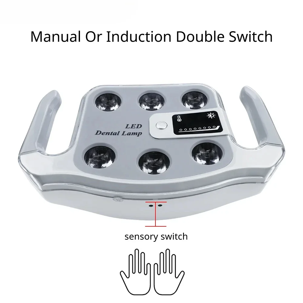 스마트 센서 스위치가 있는 LED 조명, 2 색 무영 유도 램프, 장비용 6 Bulds
