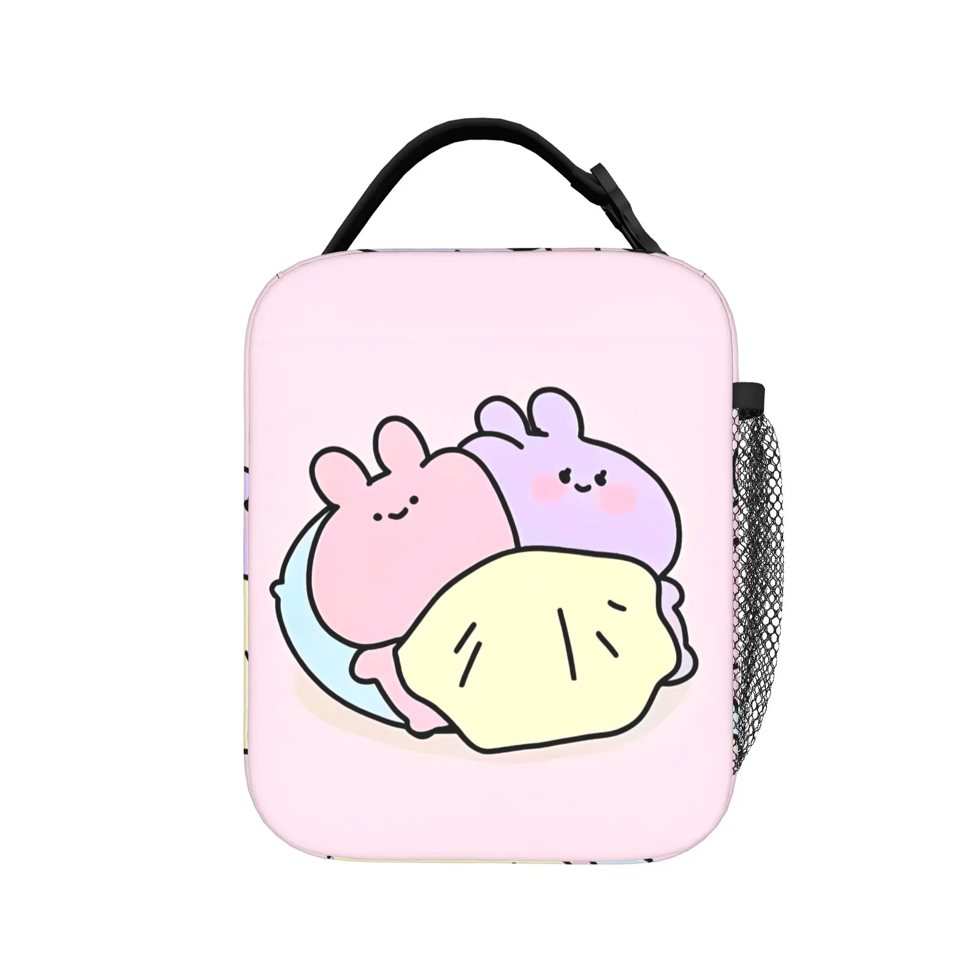 Asamimichaan Asleep Insulated Lunch Bags High Capacity Asamimi Reusable Thermal Bag Tote Lunch Box Office  Food Storage Bags
