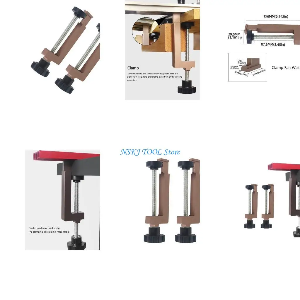 L8RC Woodworking Circular Circular Clamp Clamp Gloy GCLIP مثالية لتجديد المنزل