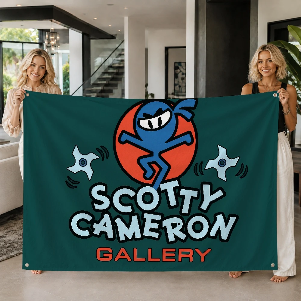 Golf S-Scotty C-Cameron Brand flag Decoration Outdoor Picnic Party Art Hanging Home Camping Party Banner