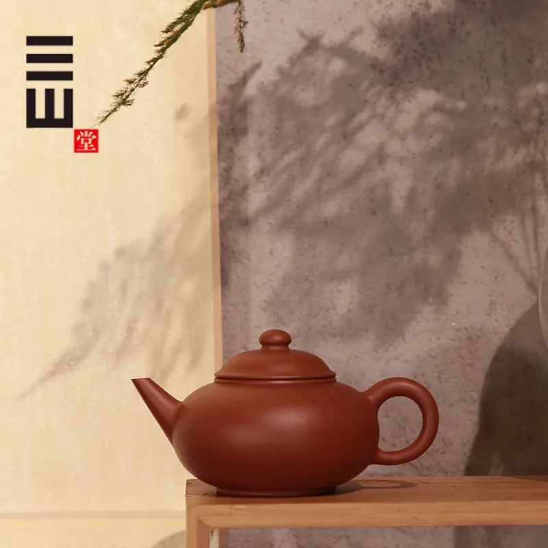 

|Cai Yujian Teapot Chaozhou Handmade Purple Clay Pot Sketch Cinnabar Sand Hand Pot Authentic Famous Master High-End Small