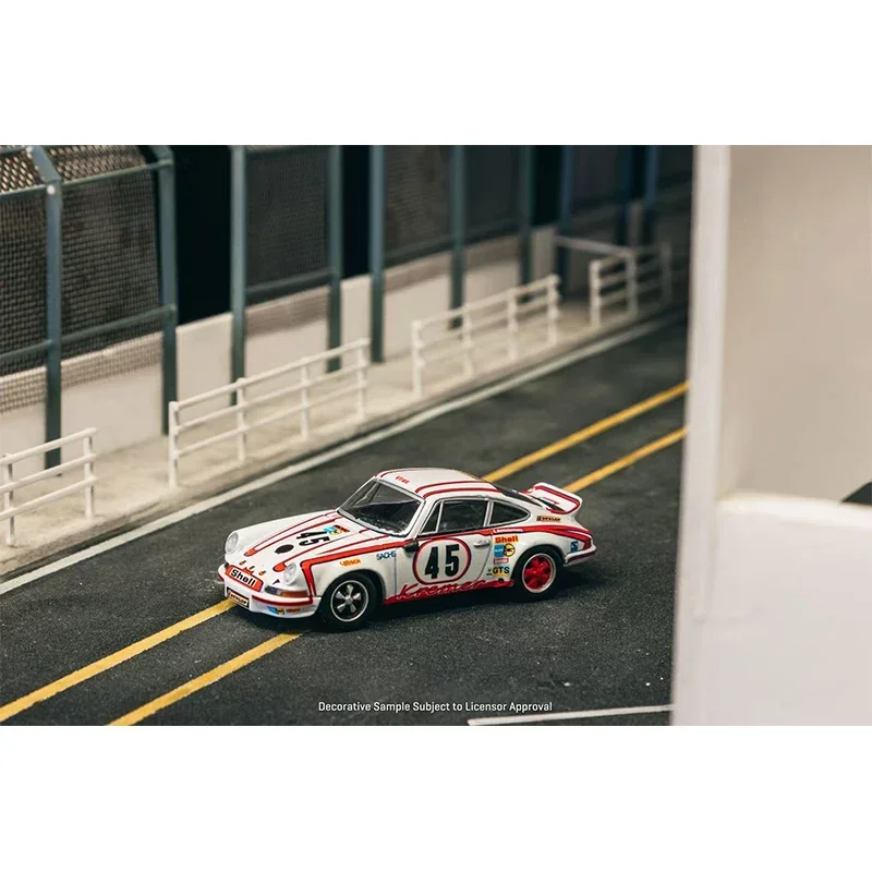 PreSale TW 1:64 Porsche 911 Carrera RSR 2.8 24h Le Mans 1973 #45 Winner Diecast Car Model Collection Toys Tarmac Works