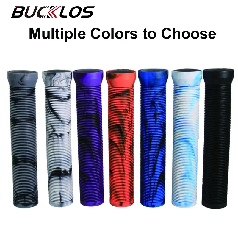 

Length Bicycle Grip Rubber Color Shock-absorbing Soft 165MM Handlebar Cover Non-slip Cycling Mountain Bike Grips