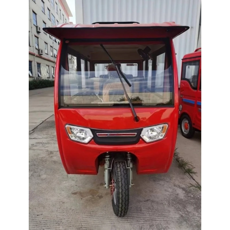 3-Wheel Electric Tricycle 300-400kg Payload Cargo Use Steel Frame Front Disc Without Battery