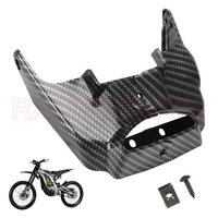 Motorcycle Imitation Carbon Fiber Battery Cover Key Door Shell Cover Battery Compartment Protection For Sur-Ron Light Bee S X