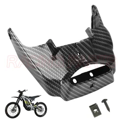 Motorcycle Imitation Carbon Fiber Battery Cover Key Door Shell Cover Battery Compartment Protection For Sur-Ron Light Bee S X