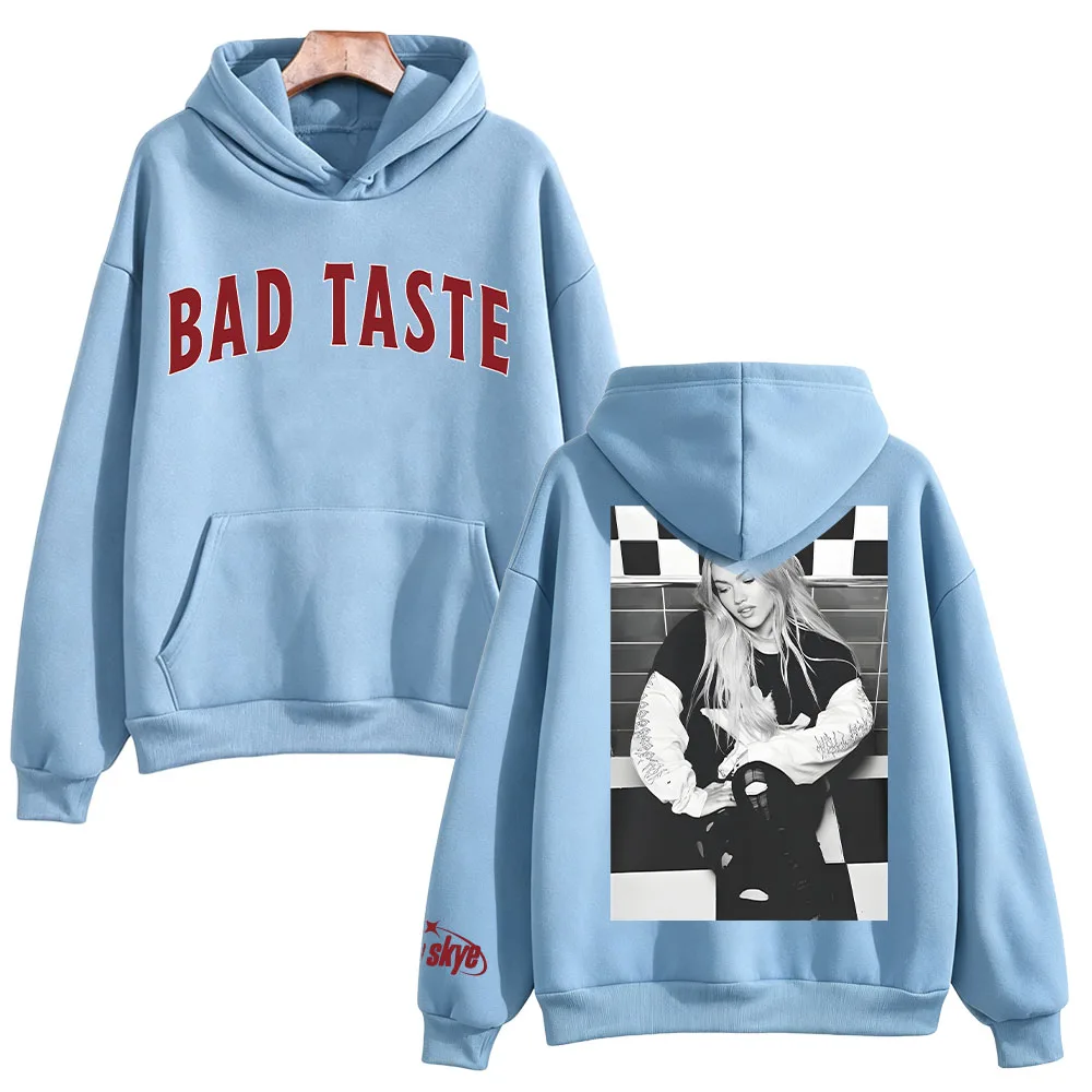 Freya Skye Bad Taste Photo Hoodie Unisex Vintage Grafikdruck Langarm Kleidung Casual Streetwear Fan Geschenk Tops Sweatshirts – Detail 12