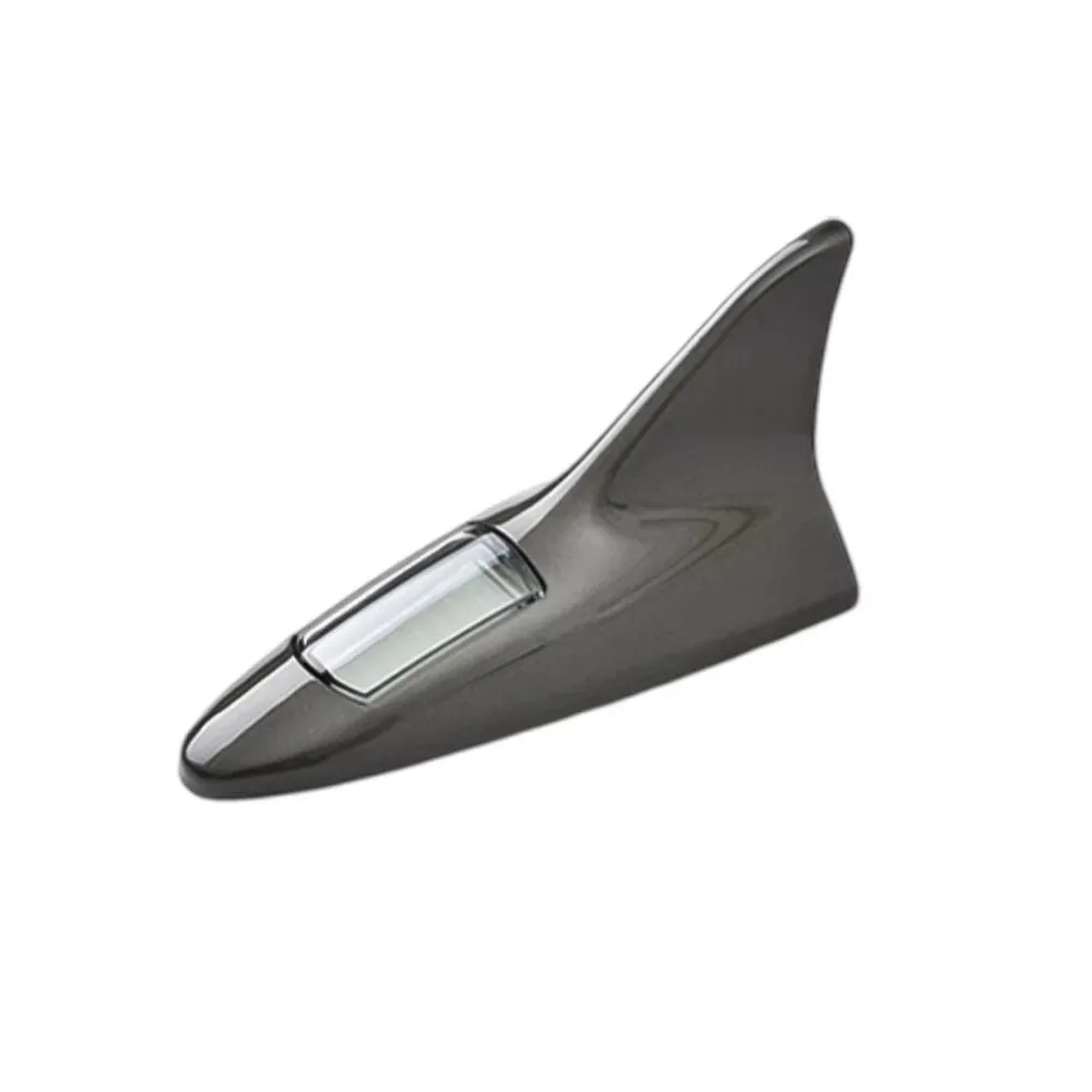 Solar Energy Charging Car Shark Fin Antenna 8 Light Effects 4 Light Colors Solar Car Antenna Energy Saving Strobe Flash Mode