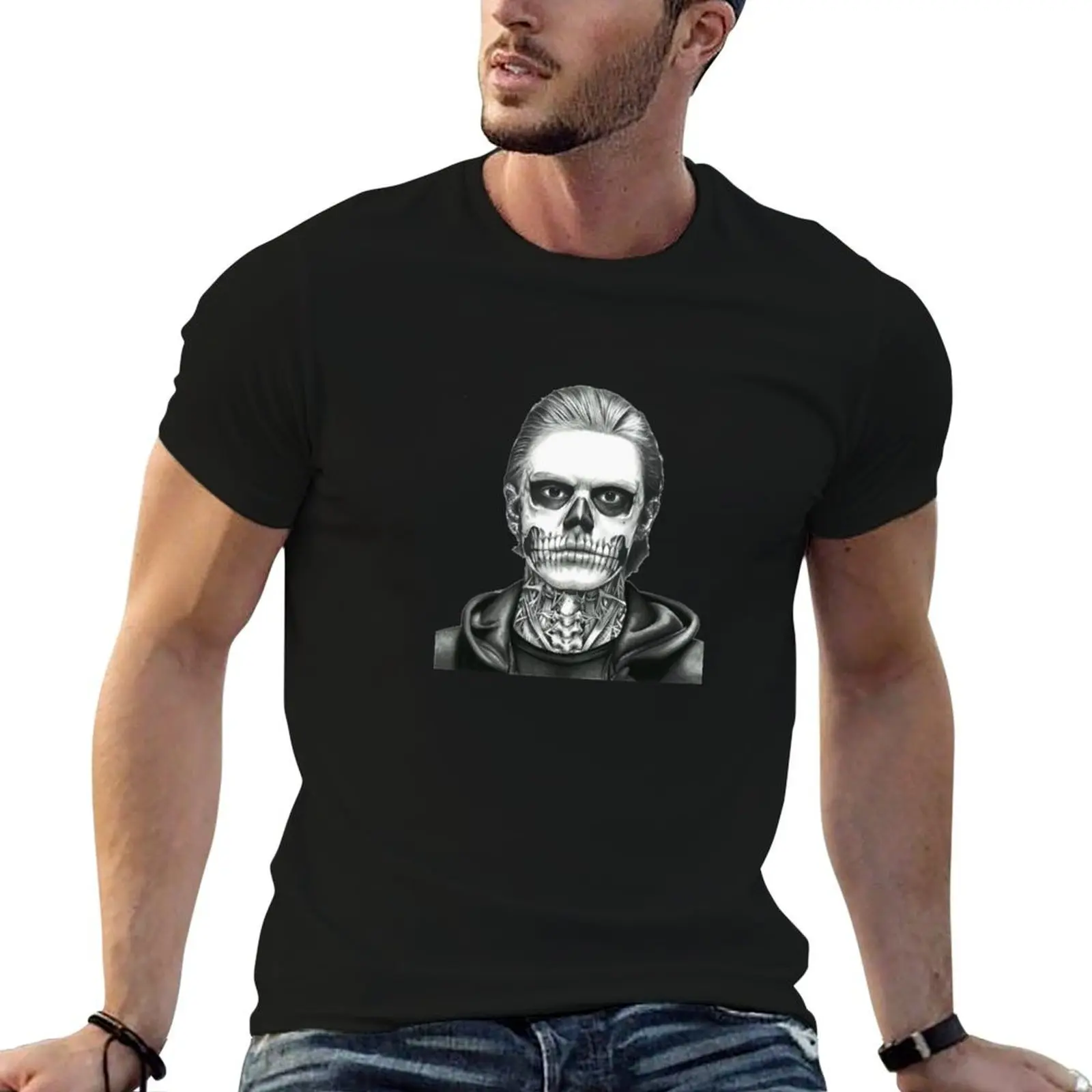 

Tate Langdon AHS T-Shirt man t shirt cotton high quality man t shirt designer T-Shirt