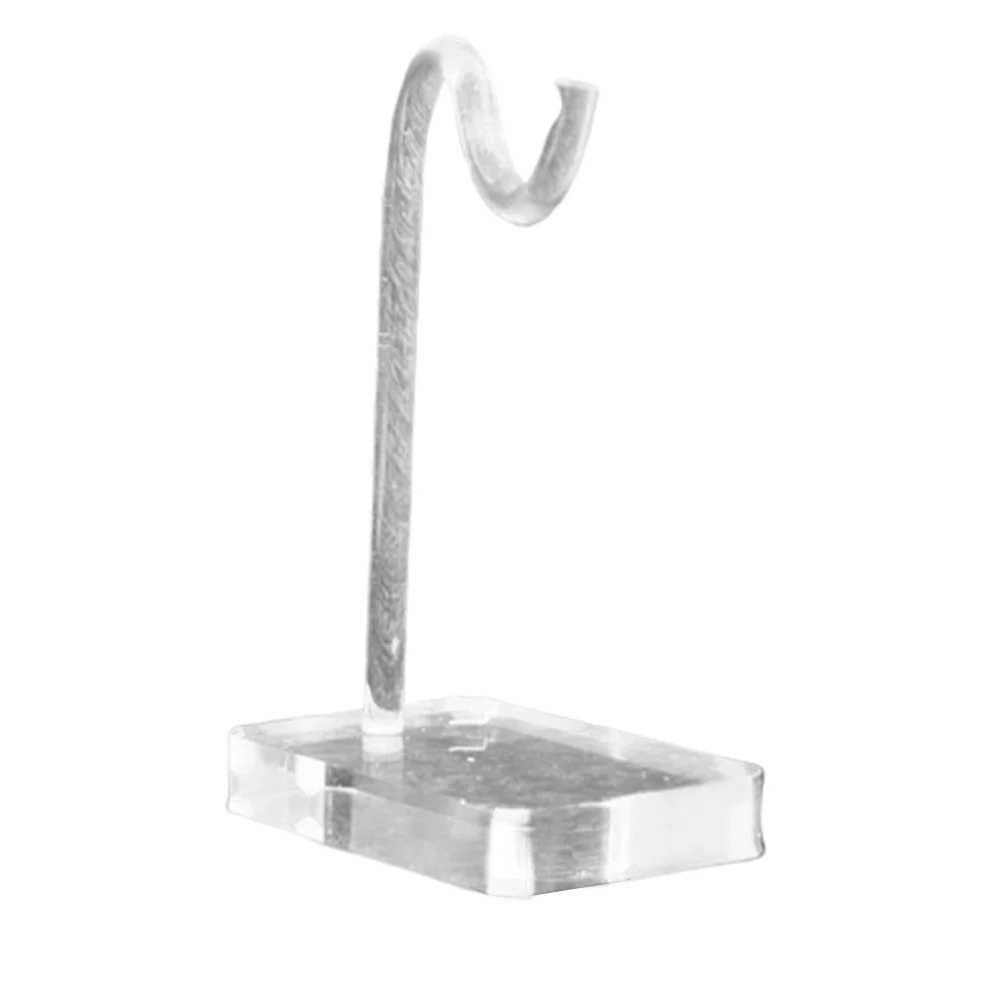 

Jewelry Display Stand Hook Style Acrylic Bracelet Holder Unique Shape Organizer For Watches Bracelets Chains Home Decor Durable