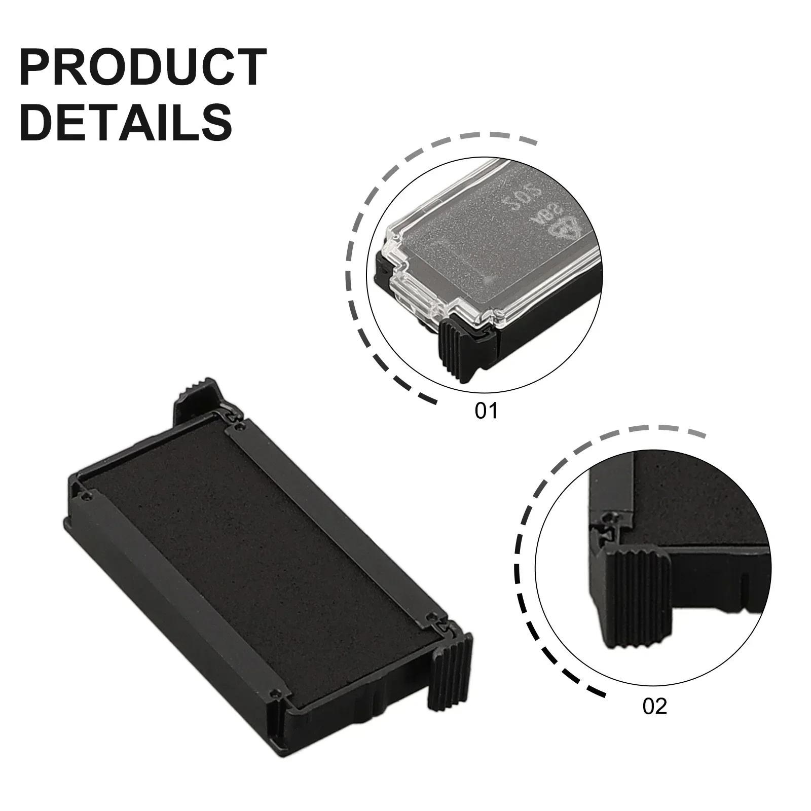 Replace Stamp Pad Water-based Ink For Trodat Printy 4911 Self Inking Stamps 4911 Typo Replacement Ink Pad For Self-inking Stamps