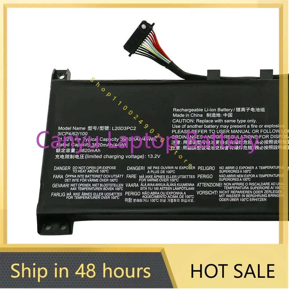 2024 New   L20L3PC2 L20C3PC2 L20D3PC2 For Lenovo SSB10X55571 SSB11B96720 Laptop battery
