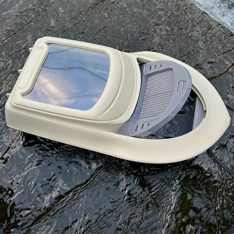 Stream Fishing Live Fish Bucket Small Yacht Shape Live Water Fish Bucket Transparent Horse Mouth Fish Protection