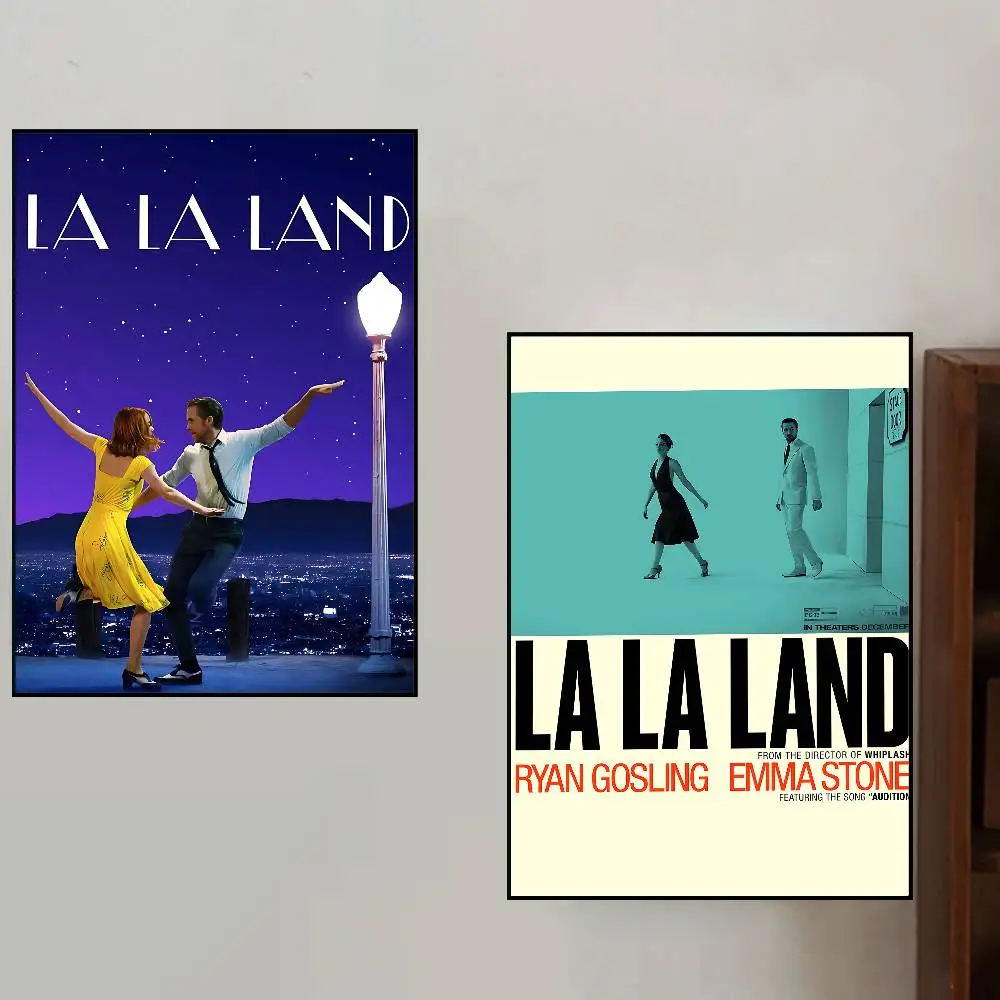 L-La La Land Posters Living Room Bar Cafe Quality Canvas Vintage Style Comics Painting Art Home Wall Decor Picture