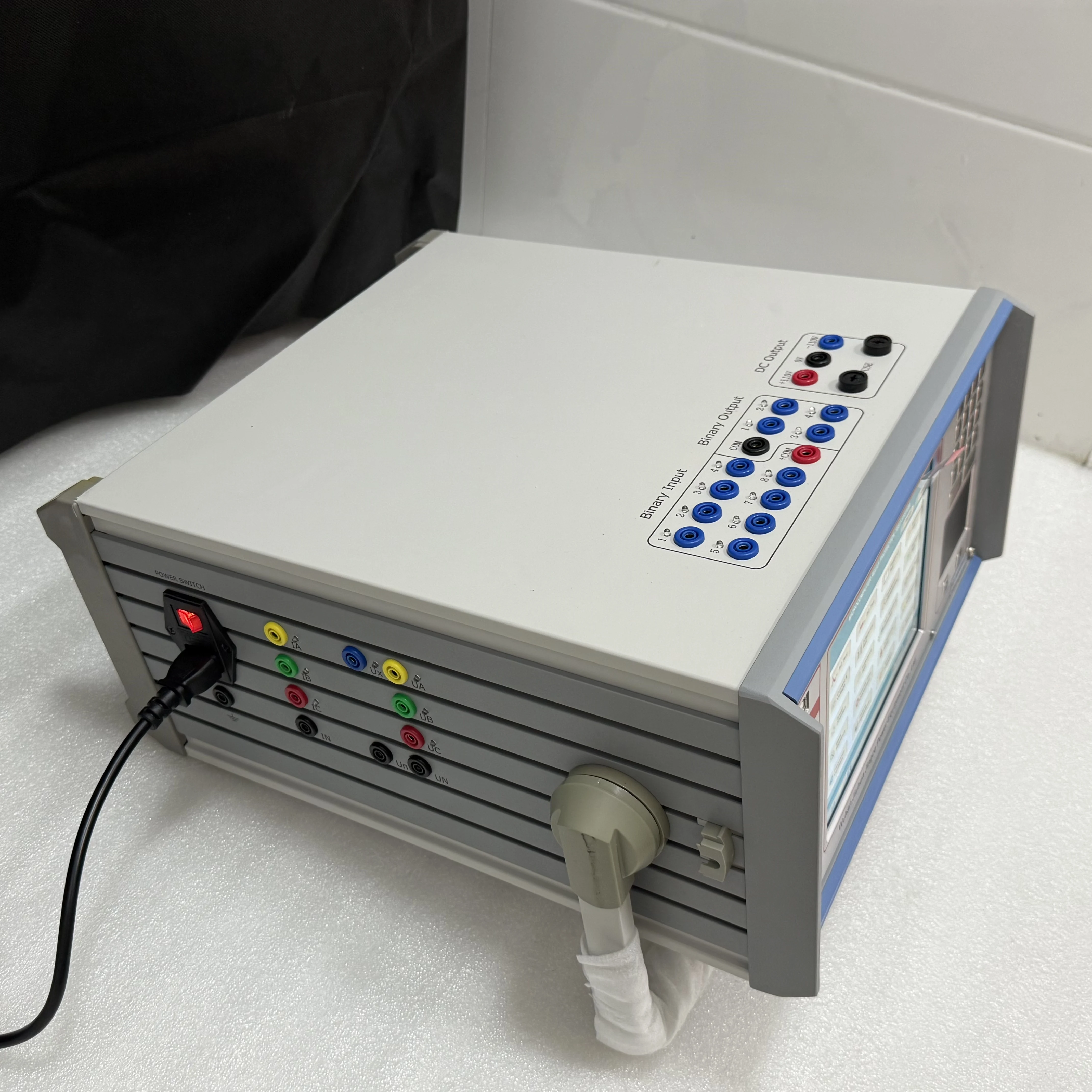 Handheld 3 Three Phase Microcomputer Protection Relay Tester Microcomputer Relay Test Set Secondary Current Injection Tester