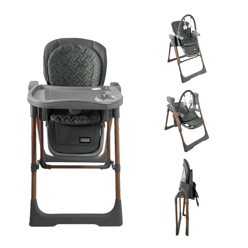 Storage and foldable electric rocking chair for living room and kitchen safety design