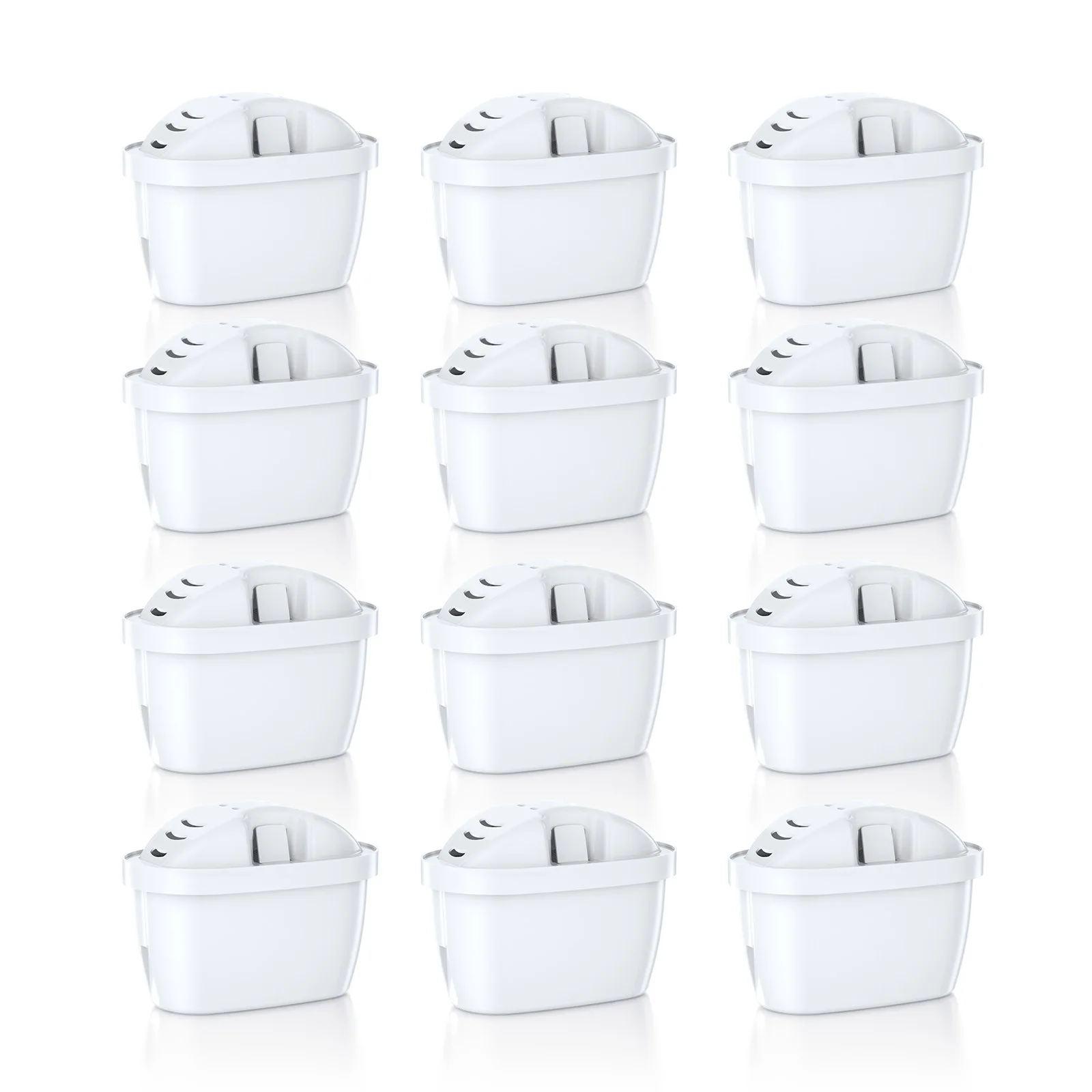 Reimol Cartouches de Filtre à Eau Compatibles avec BRITA MAXTRA+｜Recharge Brita Économique pour Carafe Filtrante｜Alternative à Cartouche Brita｜Pack de 12