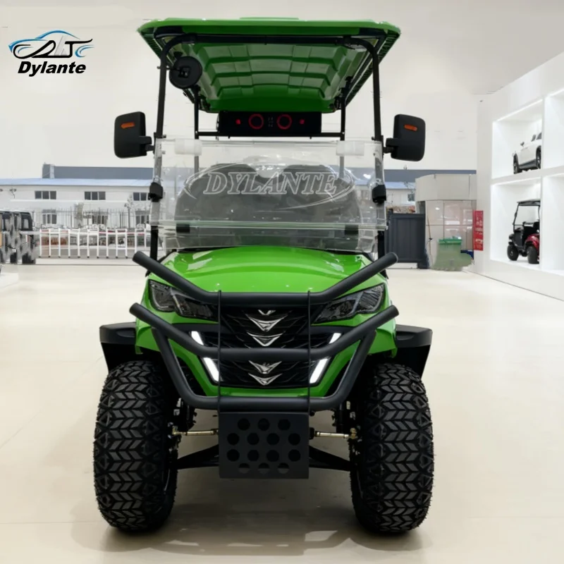 (4+2)6-Seat Electric Off-Road UTV All-Terrain Multi-Purpose Golf Cart, Suitable For Top Clubs And Airport Hotels Legal Golf Cart