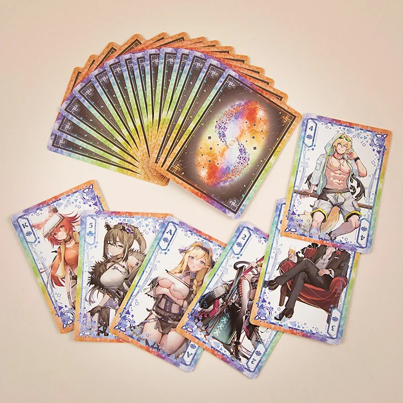 Anime Game Arknights Rhodes Island Cosplay Theme Card Creativity Playing Card Collection