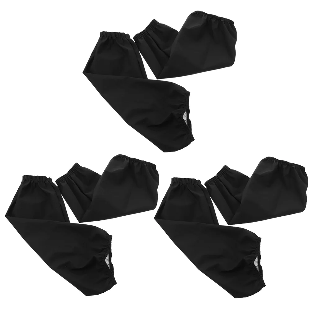 3 Pairs Water Proof Waterproof and Oilproof Sleeve Men Women Protective Sleeves Tarpaulin Arm Covers