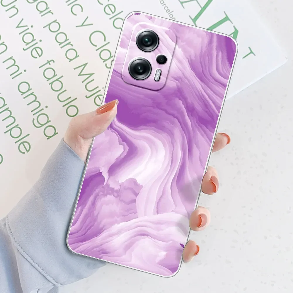 For POCO X4 GT 5G Case For Xiaomi Poco X4 GT Cover Patterned Clear Bumper TPU Silicone Soft Cases Coque For POCO X4 GT 5G Fundas