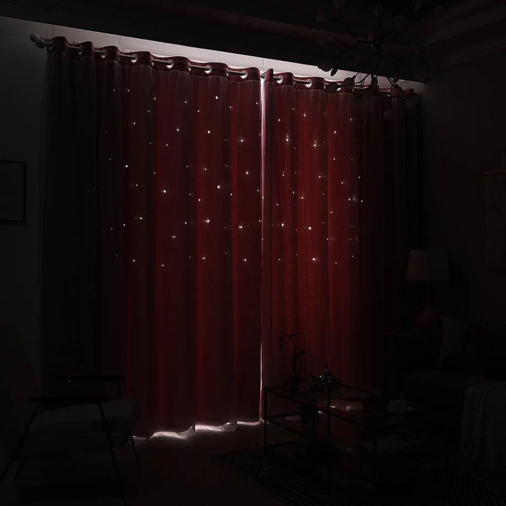 1 Uds. Material de cortina opaca profesional para sala de estar dormitorio ventanas rosa 200x100cm decoración elegante del hogar