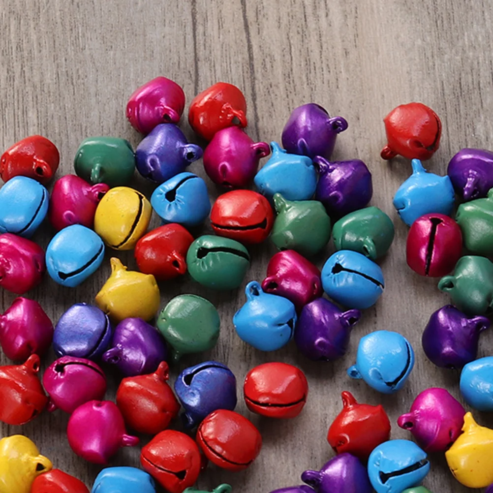 

100Pcs 14Mm Bell Ornament Decorative Metal Bells for Christmas Wedding Party Home Office Decor Festive Landscape Craft DIY Wind