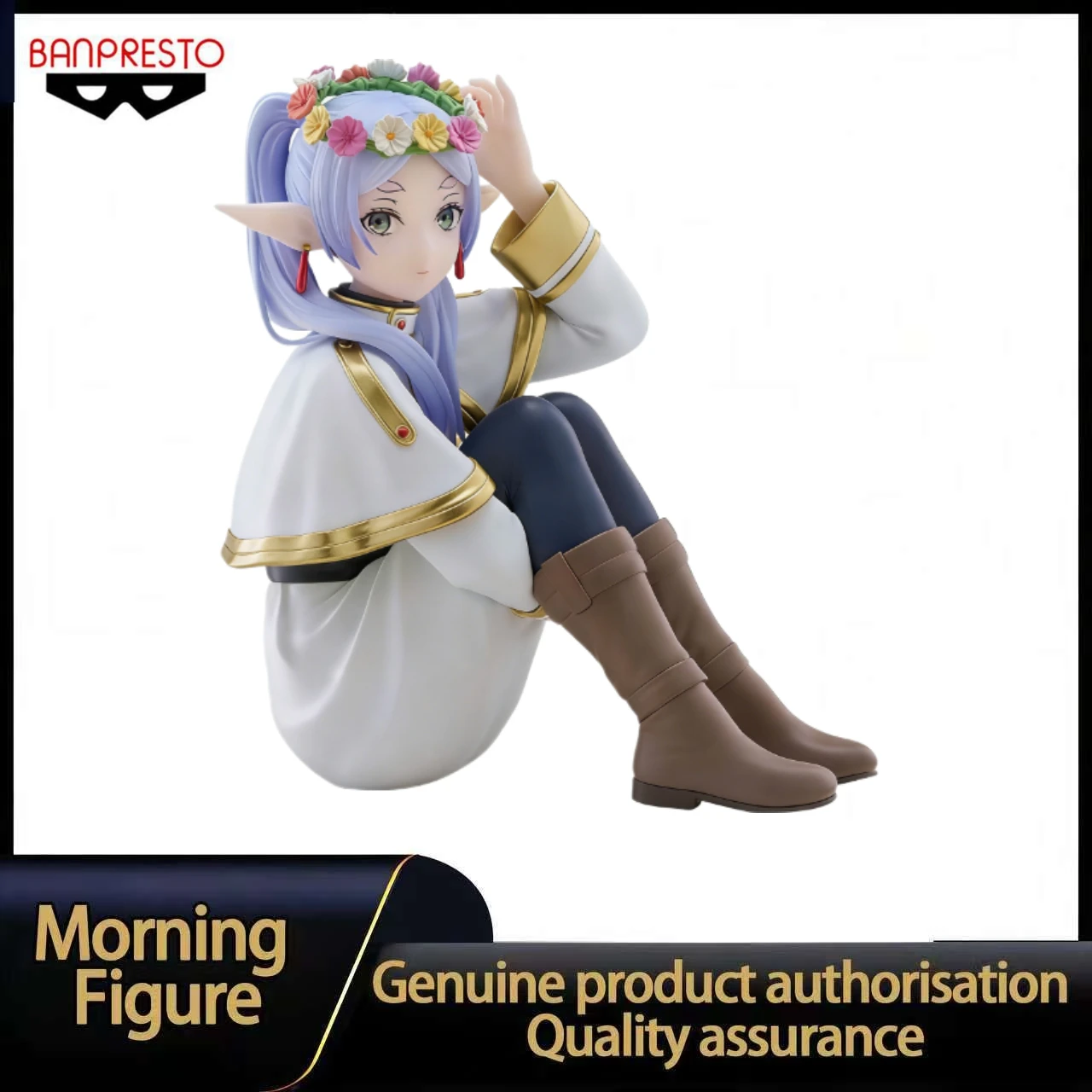 

In Stock Banpresto Espresto Flower Crown Frieren Beyond Journey's End Frieren Figure Toy Model Collection
