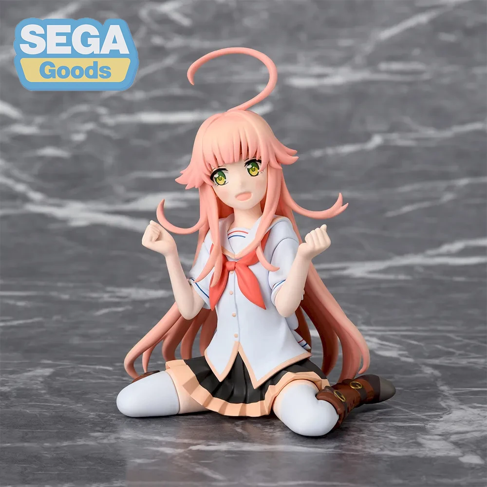 JP In-Stock SEGA Nukitashi Island Animation Inami Hiyomi Tonkatsu جائزة الشكل، بلاستيك، ملصق ليزر JP/السفينة السريعة، جامعي جديد