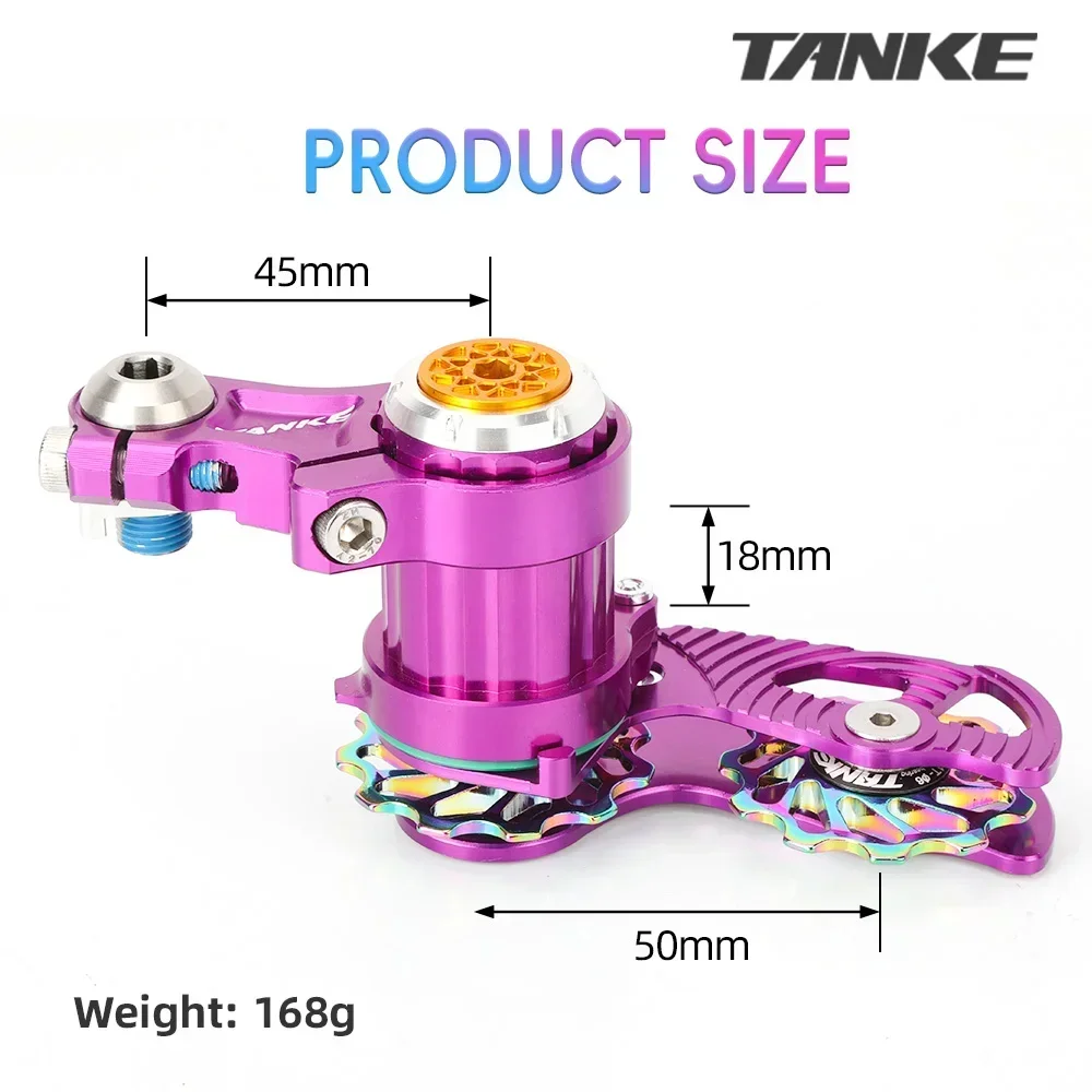 TANKE MTB Bike Chain Tensioner DJ Bicycle Single Speed Chain Guide