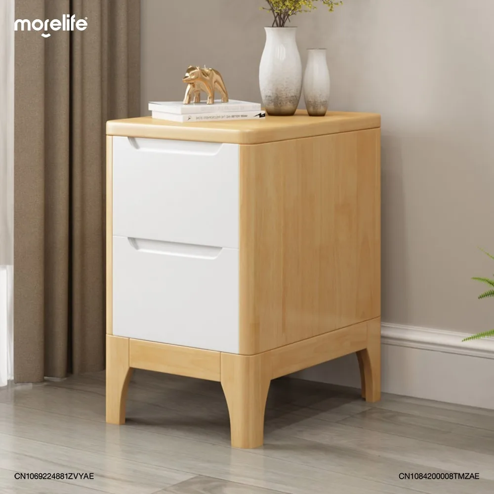 

Minimalist Nightstand Bedroom Crevice Bucket Cabinet Full Solid Wood Ultra Narrow Mini Bedside Table Small Home Furniture F01+